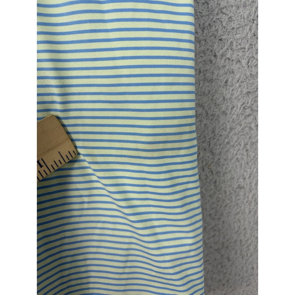 Vineyard Vines Polo Shirt Mens XL Green Stripe On-The-Go Sankaty Golf Stretch - Picture 2 of 9